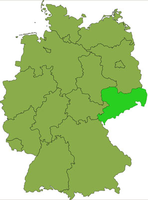 Sachsen Lage Karte Landkarte